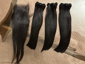 Silky way virgin human hair bundles