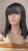 Bob wig with bangs 14 inches virgin Brazilian human hair 14 inches