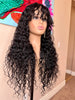 Virgin human hair water wave wig 24 inches